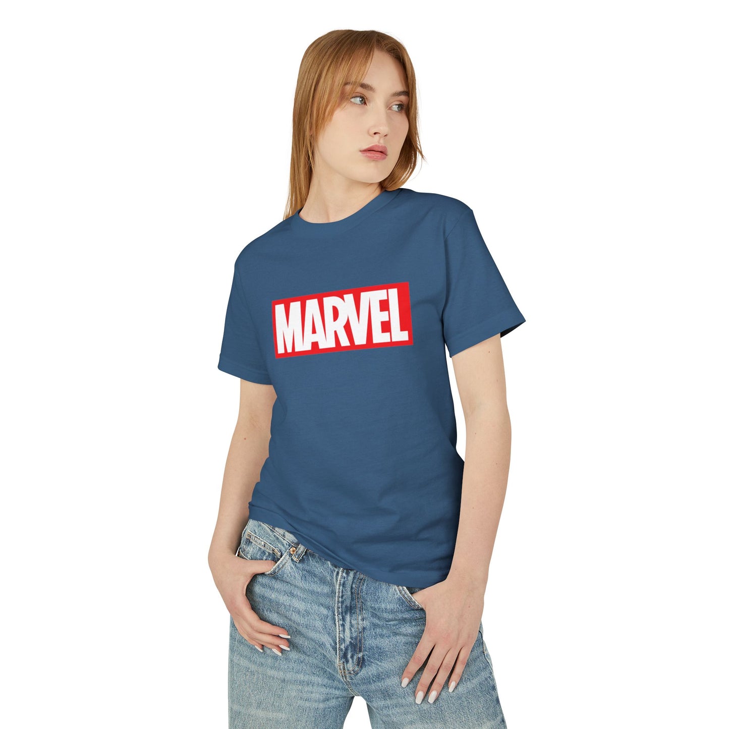 Marvel Deadpool Skull Heavyweight Tee - Unisex Cotton T-Shirt