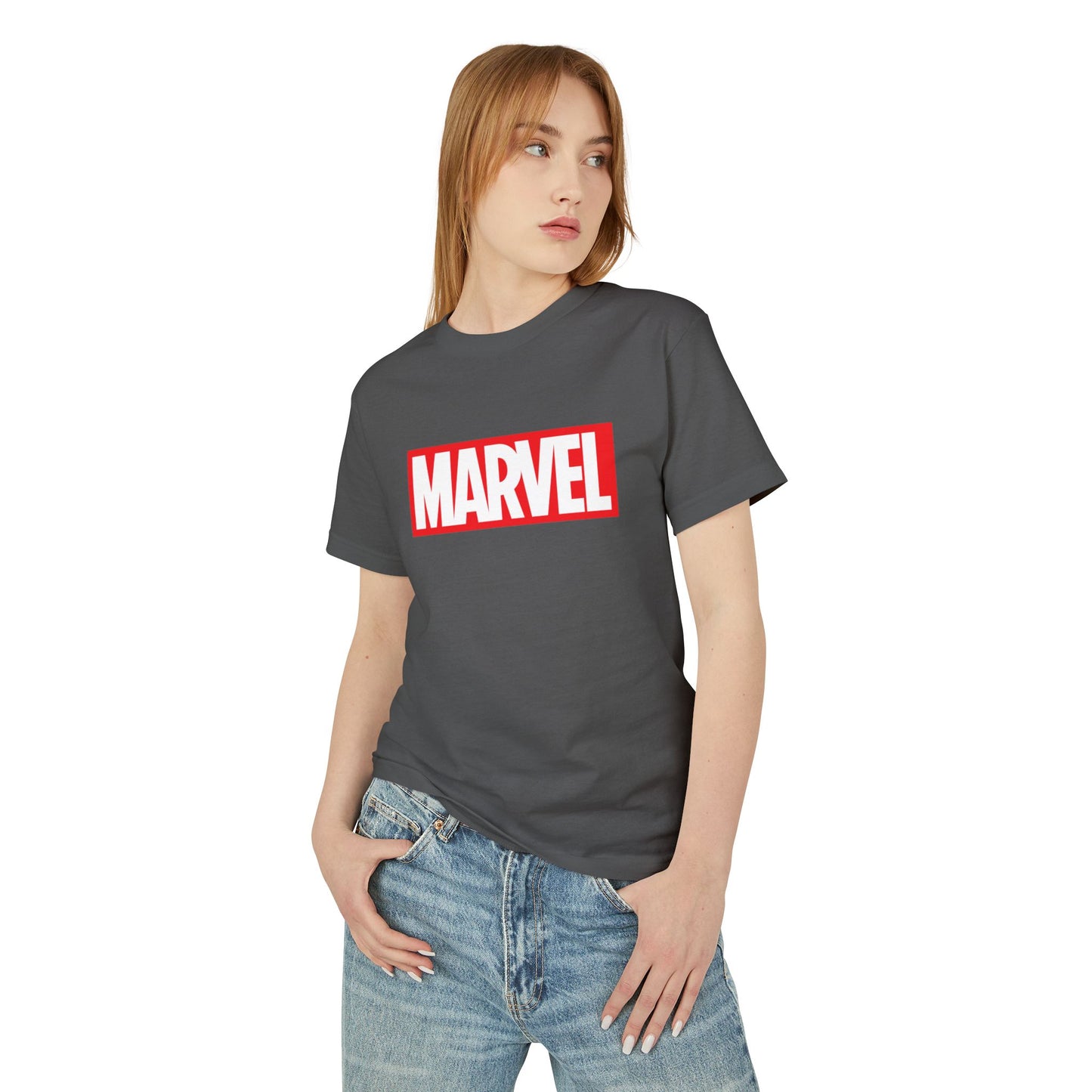 Marvel Deadpool Skull Heavyweight Tee - Unisex Cotton T-Shirt