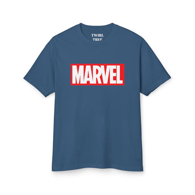 Marvel Deadpool Skull Heavyweight Tee - Unisex Cotton T-Shirt